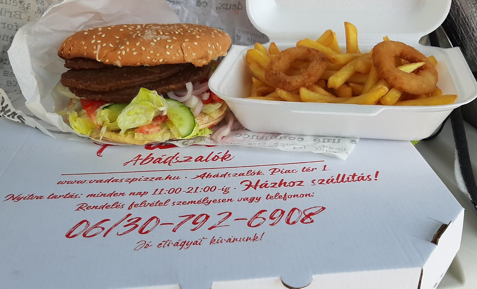 Vadász Pizza Sütöde Abádszalók
