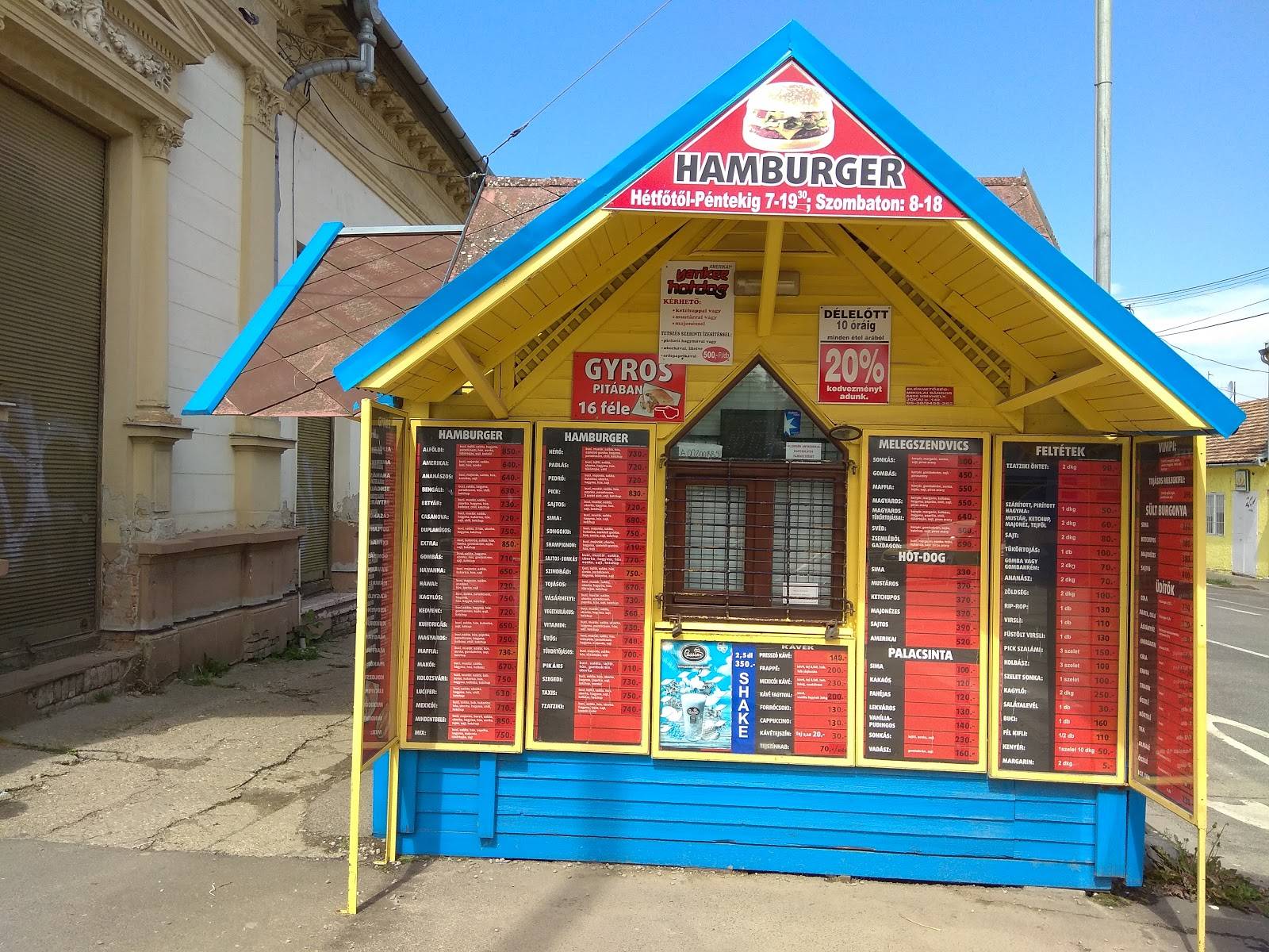 Kálvintéri Hamburgeres Hódmezővásárhely